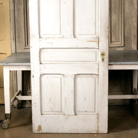 #42989 35x96 Salvaged 5 Panel Pine Interior Door image 7