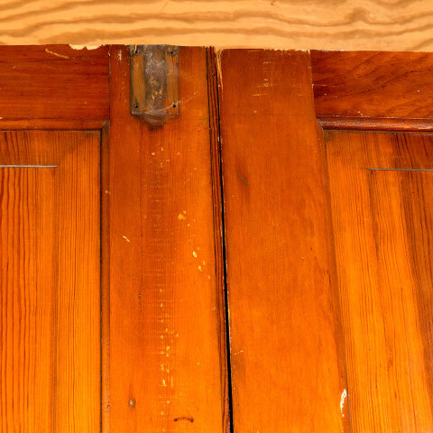 #42996 55x94 Salvaged 5 Panel Interior Pine Doors image 8