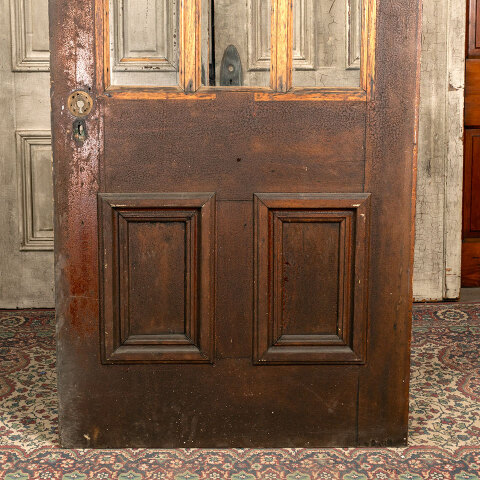 #43082 34x84 Salvaged Antique 9 Lite Entry Door image 7