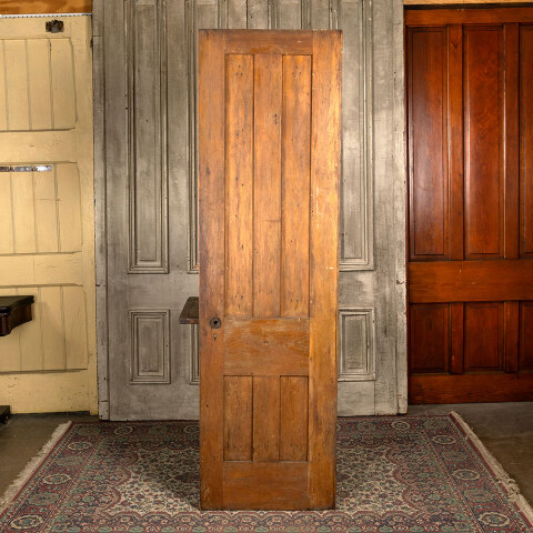 #43091 24x81 Salvaged Antique 4 Panel Interior Door image 6