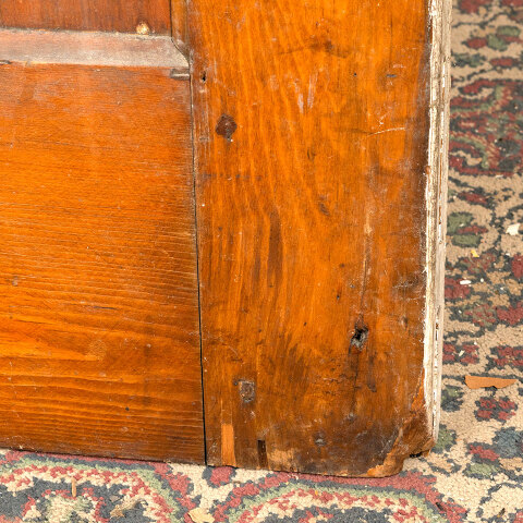 #43106 30x76 Salvaged Antique 4 Panel Interior Door image 4