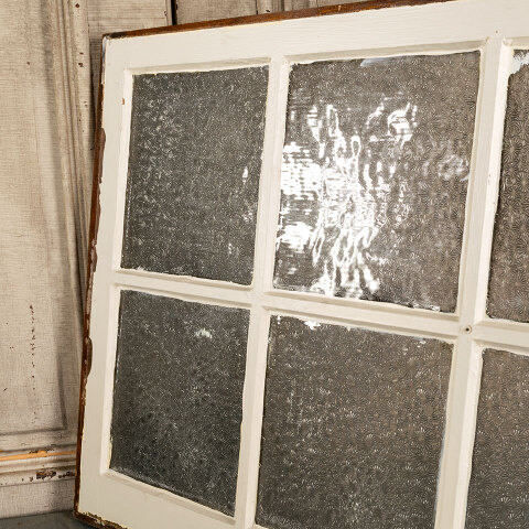 #43222 Antique 8 Lite Window with Pressed Glass image 8