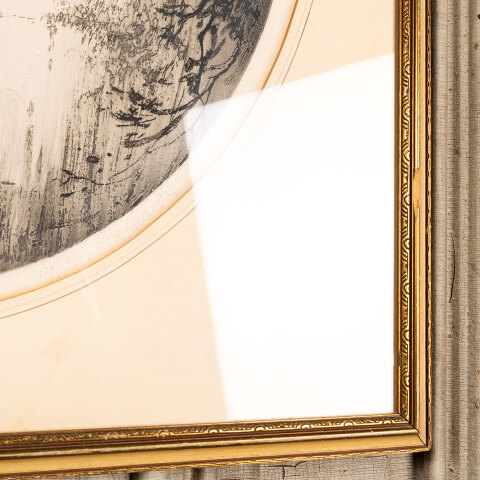 #43593 Framed Antique Art Deco Print image 6