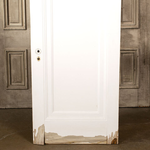 #43697 30x83 Salvaged Antique 1 Panel Interior Door image 7