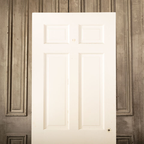 #43747 30x77 Salvaged Antique 6 Panel Interior Door image 2