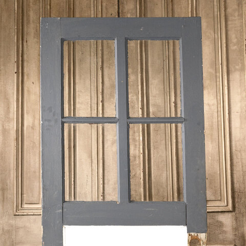 #43751 32x80 Salvaged 4 Lite 3 Panel Entry Door image 2