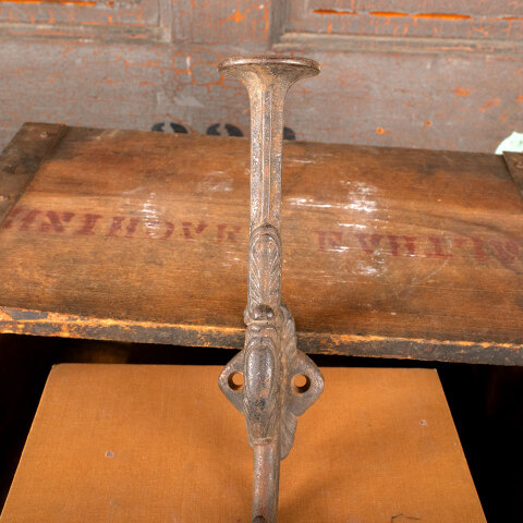 #43843 Antique Ornate Cast Iron Hat & Coat Hook image 8