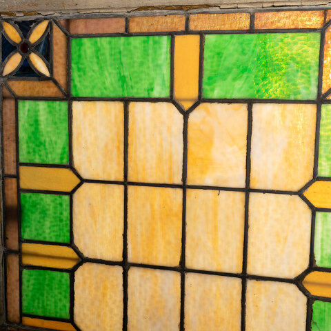#43869 Salvaged Antique Stained Glass Window image 7