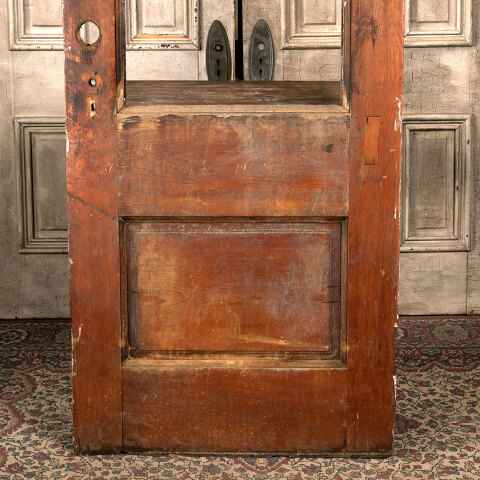 #43887 32x78 Salvaged Antique Half Lite Entry Door image 8