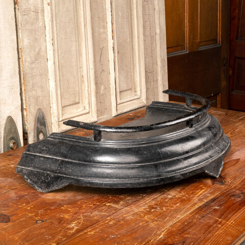 #43902 Antique Cast Iron Fireplace Fender image 5