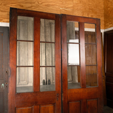 #43908 77x95 Oversized Antique Interior Wood Doors image 2