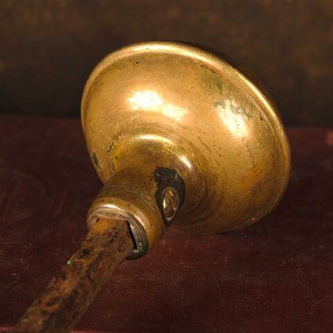 #43956 Salvaged Antique Brass Doorknobs Hardware image 2
