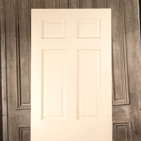 #43980 32x79 Salvaged Antique 6 Panel Swing Door image 2
