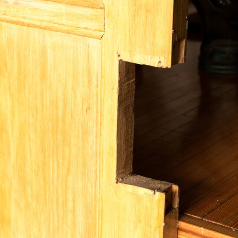 #4398 28x80 8 Panel Oak Door image 4