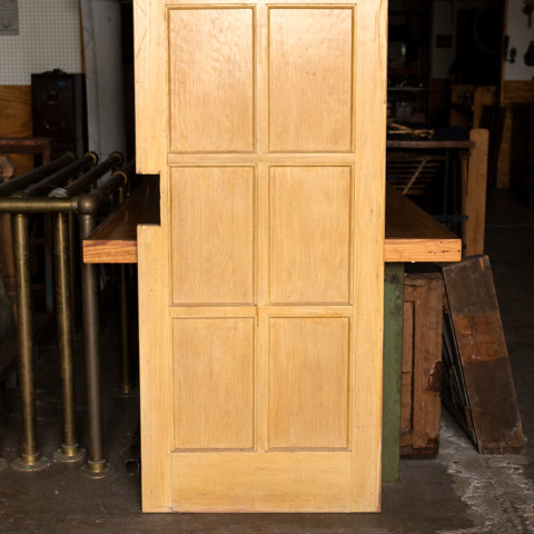 #4398 28x80 8 Panel Oak Door image 7