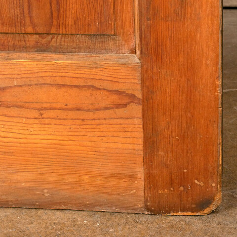 #44056 32x79 Antique 4 Panel Pine Interior Door image 4