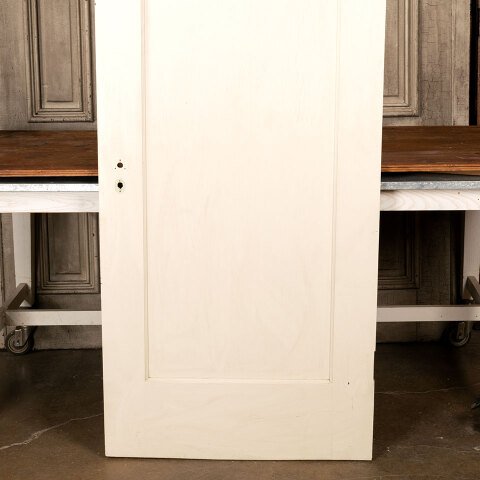 #44161 32x77 Salvaged Antique 1 Panel Interior Door image 6