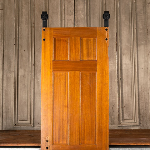 #44204 24x76 Salvaged Vintage 6 Panel Interior Door image 6