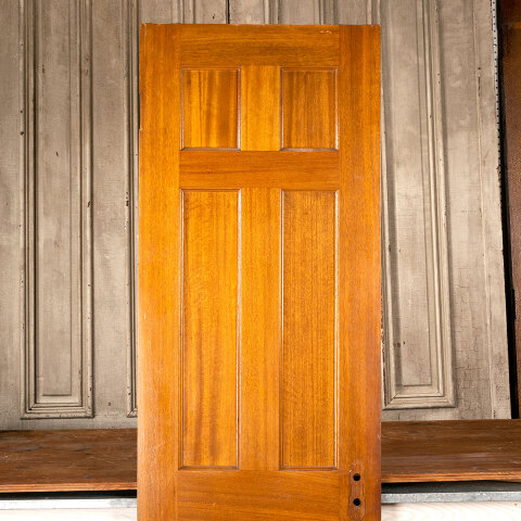 #44205 24x80 Salvaged Vintage 6 Panel Interior Door image 2