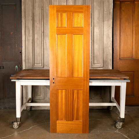 #44209 24x77 Salvaged Vintage 6 Panel Interior Door image 4