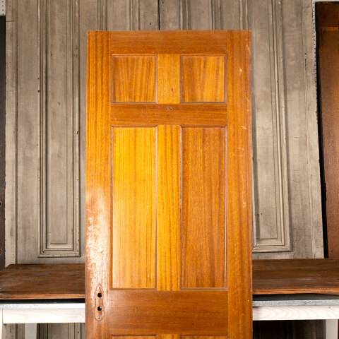 #44211 28x79 Salvaged Vintage 6 Panel Interior Door image 5