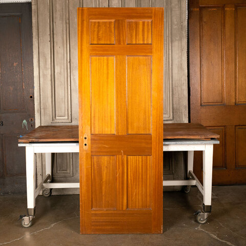 #44212 30x80 Salvaged Vintage 6 Panel Interior Door image 4