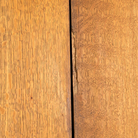 #44225 64x90 Antique Oak 6 Panel Pocket Doors image 4