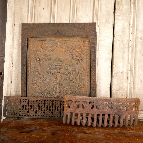 #44234 Antique Fireplace Surround & Summer Cover image 5