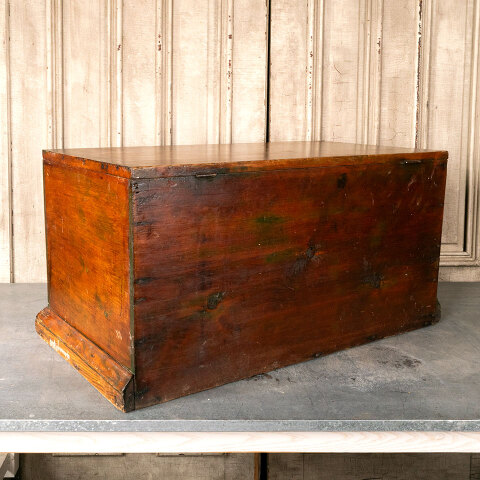 #44782 Antique Pine Blanket Chest image 6