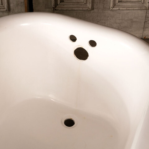 #44874 30x60 Antique Cast Iron Clawfoot Bathtub image 7