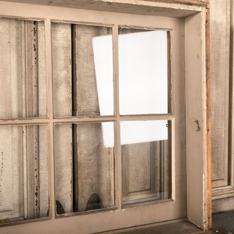 #44974 Salvaged Antique 6 Divided Lite Window image 7