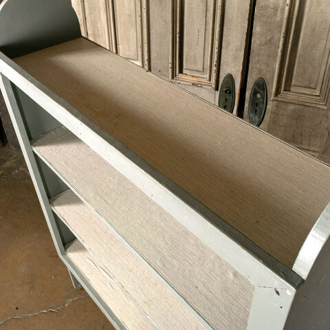 #45066 Vintage Painted Wood Bookshelf image 5