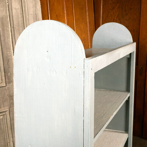 #45066 Vintage Painted Wood Bookshelf image 8