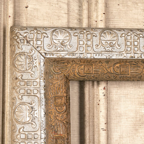 #45230 Ornate Antique Wood Picture Frame image 2