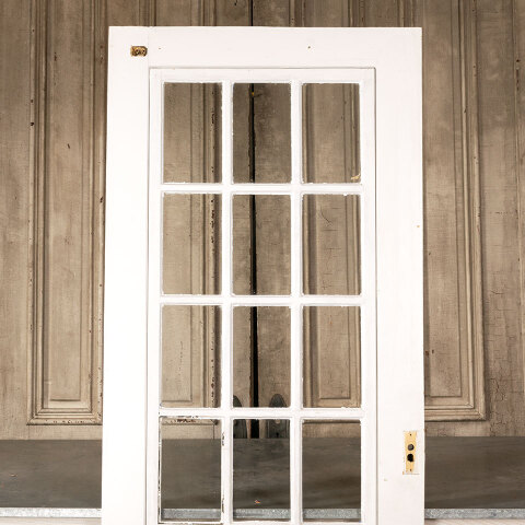 #45315 30x79 Antique 15 Lite Wood Storm Door image 2