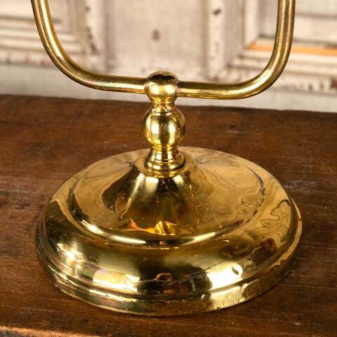 #45391 Antique Brass Hand Towel Wash Cloth Stand image 6