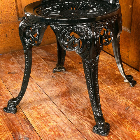 #45412 Vintage Style Cast Aluminum Garden Chair image 5