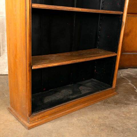 #45675 Antique Oak Upper Cabinet Shelving Unit image 7