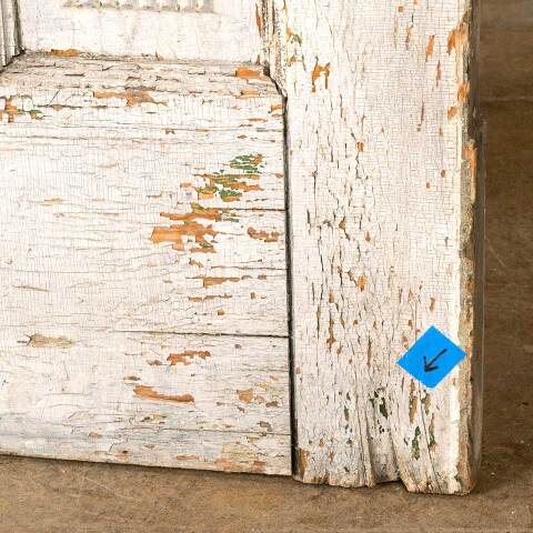 #45752 32x80 Salvaged Antique Half Lite Entry Door image 4