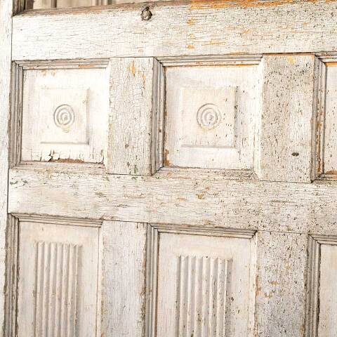 #45752 32x80 Salvaged Antique Half Lite Entry Door image 5