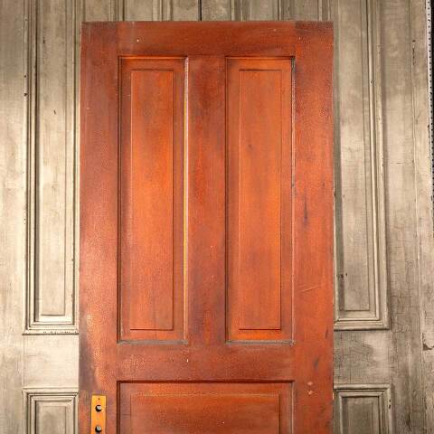 #45796 30x78 Antique 5 Panel Wood Interior Door image 5