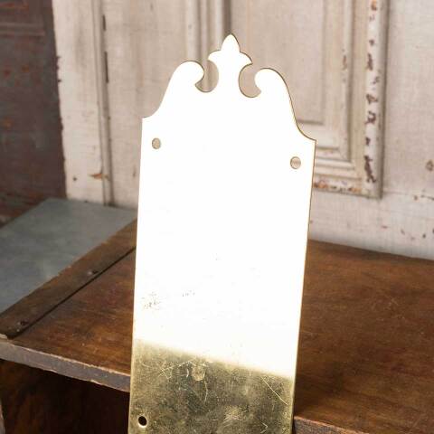 #45981 Salvaged Brass Push Plate Door Hardware image 3