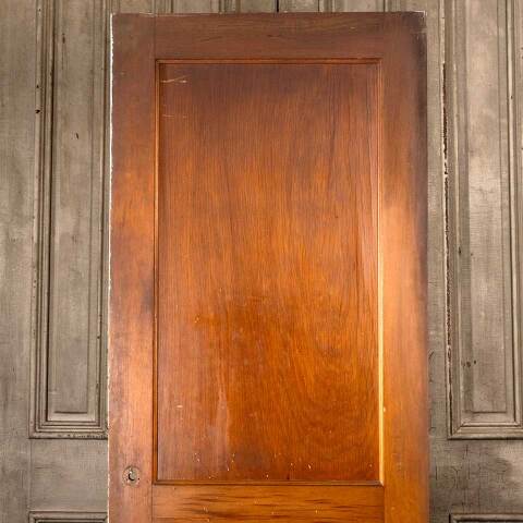 #46050 30x79 Antique 2 Panel Wood Interior Door image 2