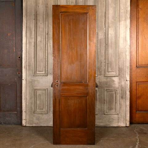 #46053 24x78 Antique 2 Panel Wood Interior Door image 4