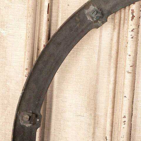 #46070 Ornate Large Antique Brass Chandelier Ring image 7