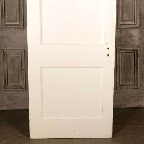 #46120 30x78 Antique 2 Panel Wood Interior Door image 3