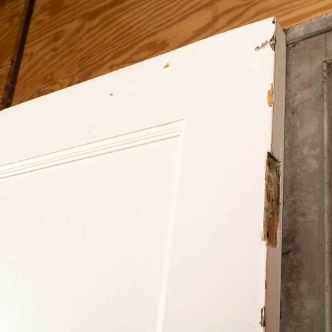 #46121 30x77 Antique 2 Panel Painted Interior Door image 7