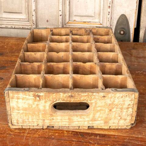 #46158 Antique PEPSI-COLA 24 Bottle Wood Crate image 7