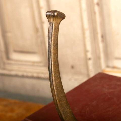 #46284 Salvaged Large Antique Metal Coat Hook image 3