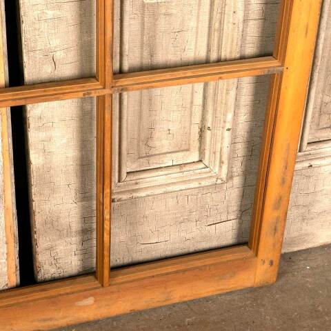 #46316 Antique Divided 9 Lite Wood Window Sash image 3